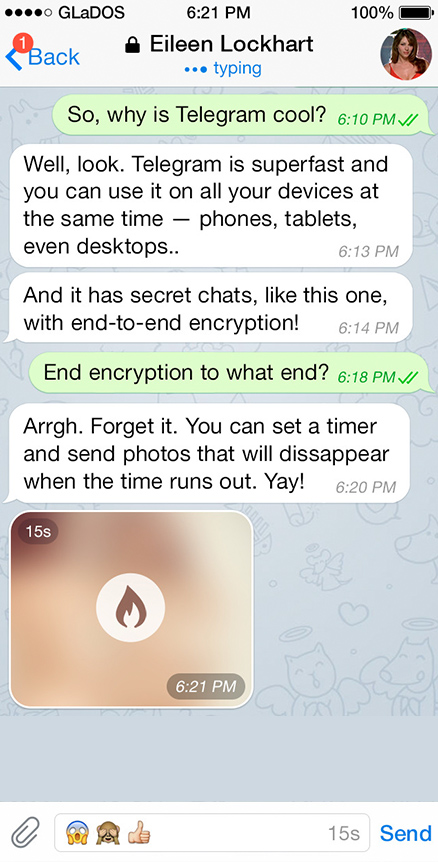 Recuperar mensagens apagadas no Telegram